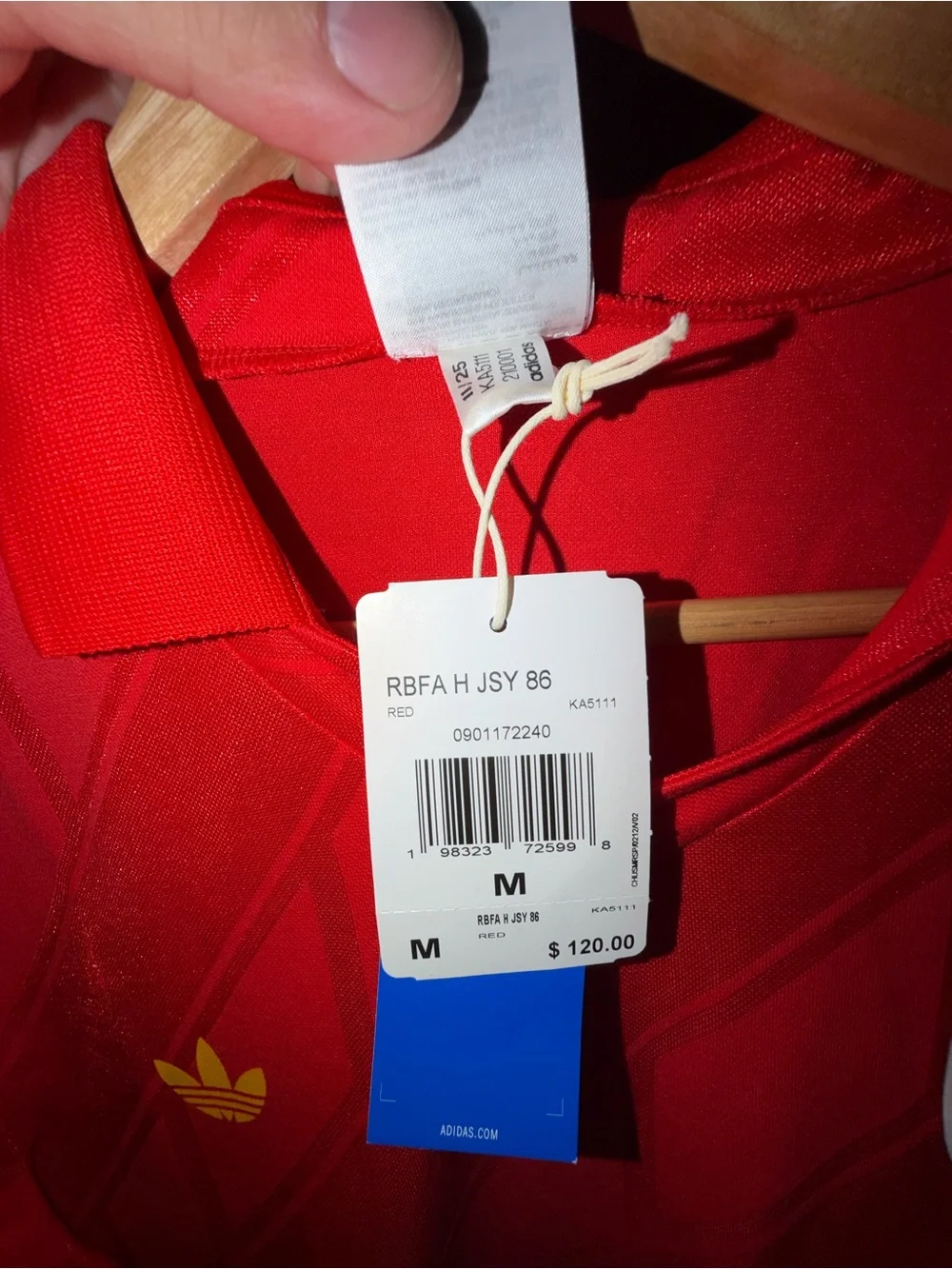 Adidas Belgium Retro Long sleeve Size M